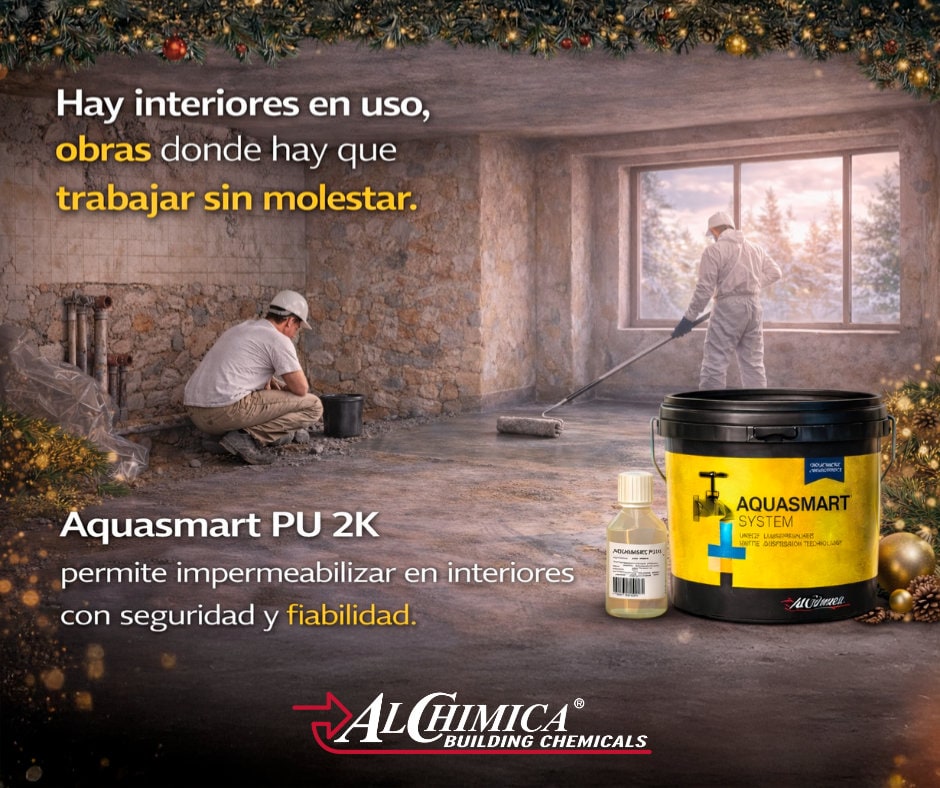 Aquasmart PU 2K Impermeabilizar interiores sin interferir